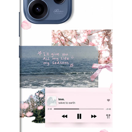 Wave to earth Oppo Reno15c 5G Hard Case Back Cover by Casekaro