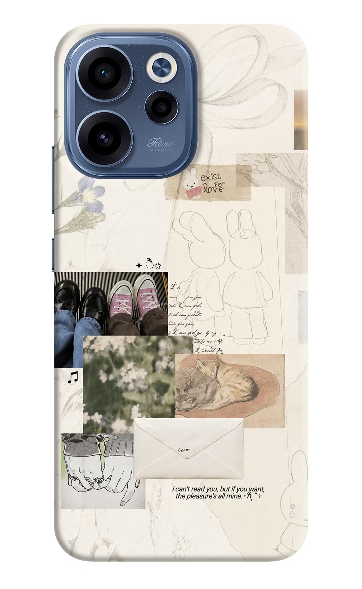 Soft Aesthetic Oppo Reno15c 5G Back Cover