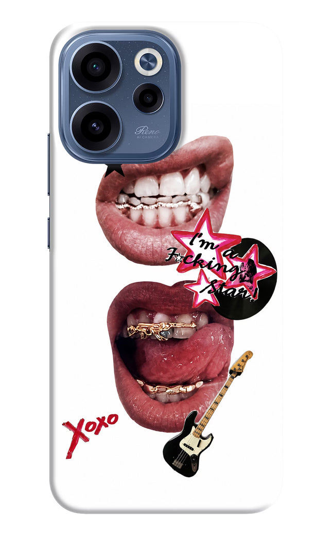 Rockstar Oppo Reno15c 5G Hard Case Back Cover by Casekaro