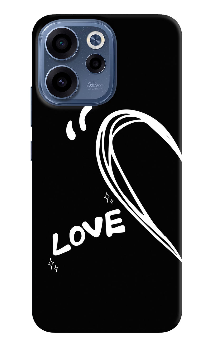 Love Line Oppo Reno15c 5G Back Cover, Hard case