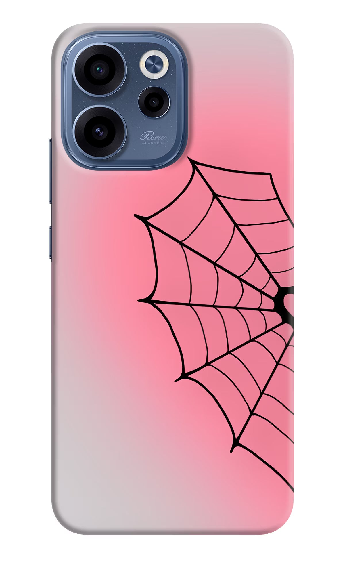 Pink Web Oppo Reno15c 5G Back Cover
