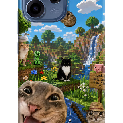 Minecraft Cat Chaos Oppo Reno15c 5G Hard Case Back Cover by Casekaro