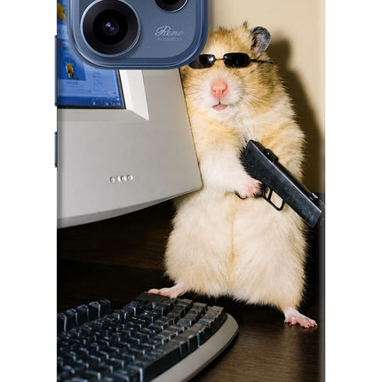 Hacker Hamster Oppo Reno15c 5G Hard Case Back Cover by Casekaro