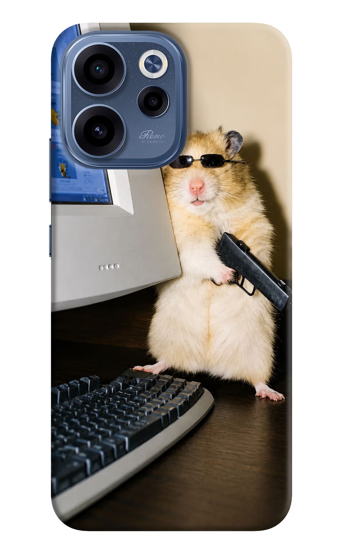 Hacker Hamster Oppo Reno15c 5G Back Cover