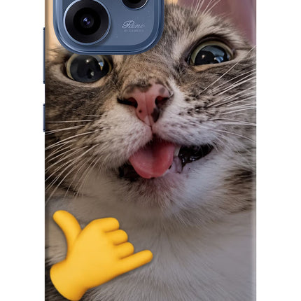 Silly Cat Call Oppo Reno15c 5G Hard Case Back Cover by Casekaro