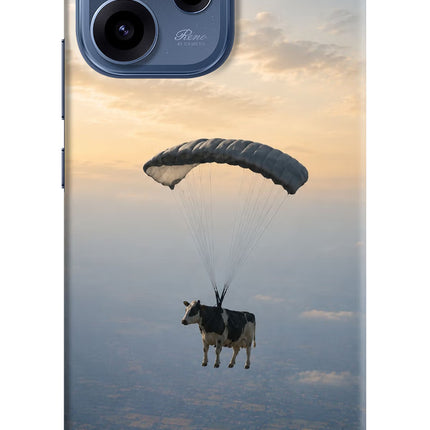 Skydiving Cow Oppo Reno15c 5G Hard Case Back Cover by Casekaro