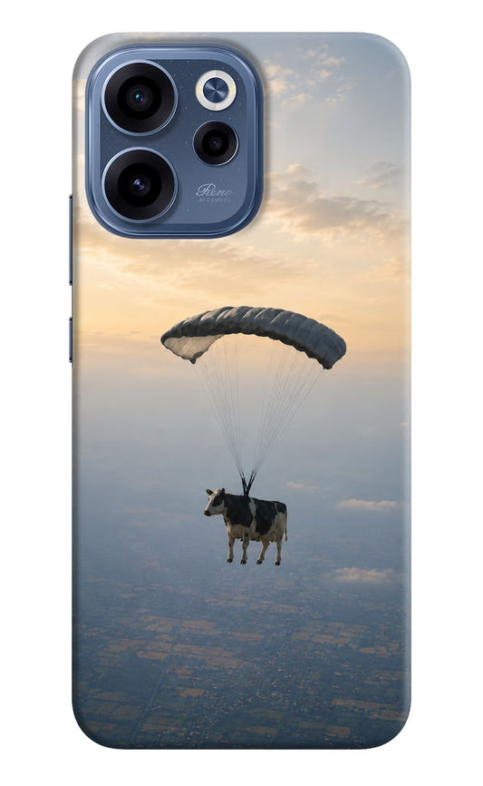 Skydiving Cow Oppo Reno15c 5G Back Cover