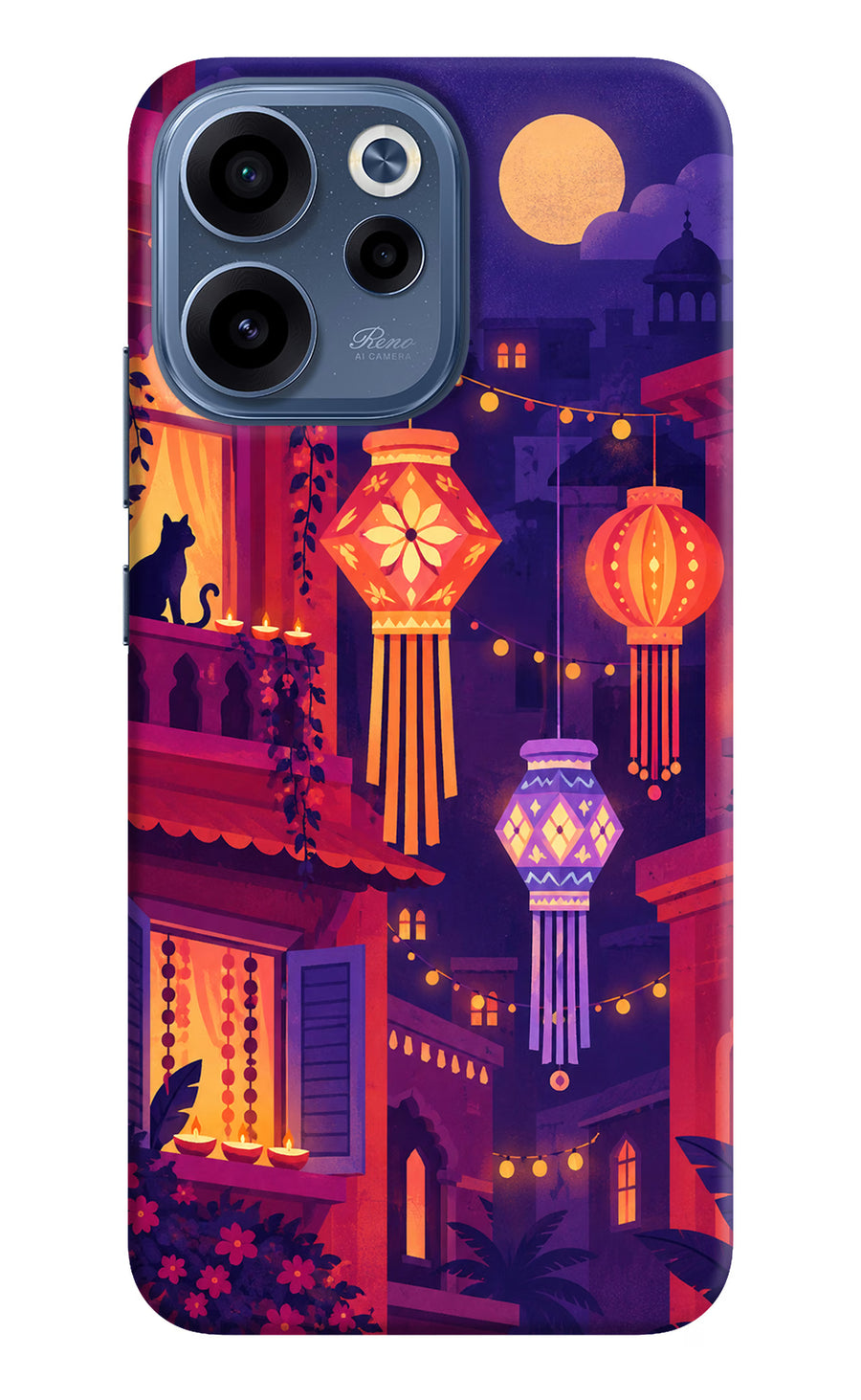 Lantern Lane Oppo Reno15c 5G Back Cover, Hard case