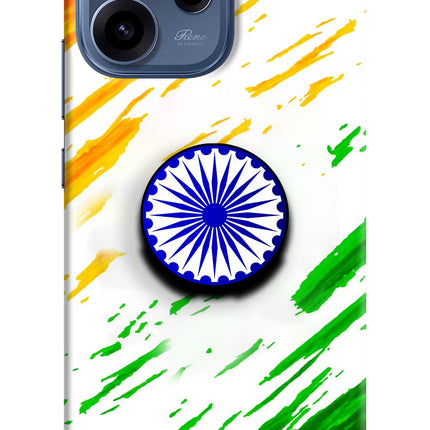 Indian Flag Ashoka Chakra Oppo Reno15c 5G Pop Case by Casekaro