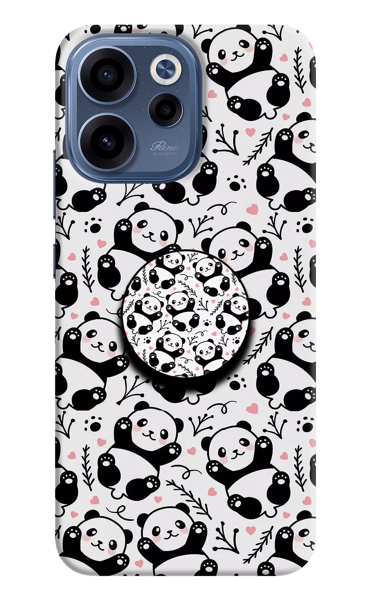 Cute Panda Oppo Reno15c 5G Pop Case
