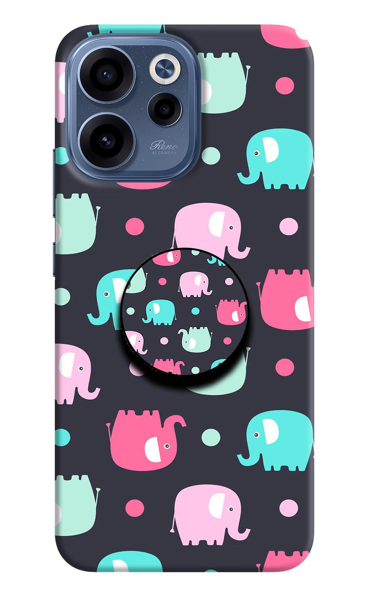 Baby Elephants Oppo Reno15c 5G Pop Case