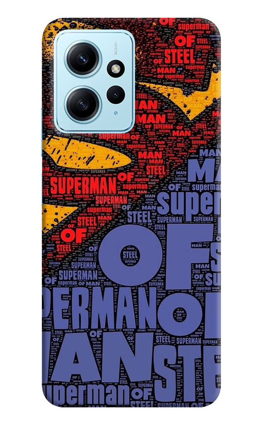 Superman Redmi Note 12 4G Back Cover