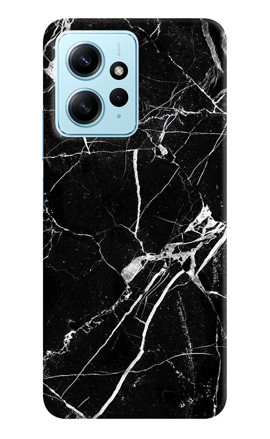 Black Marble Pattern Redmi Note 12 4G Back Cover