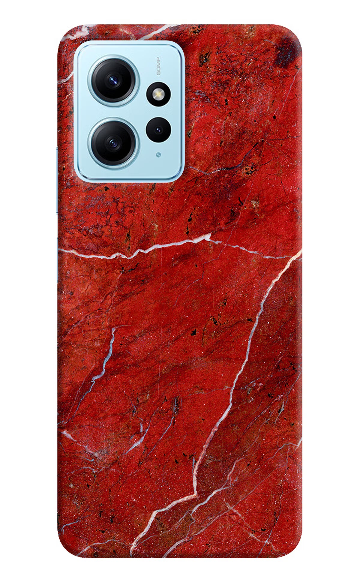 Red Marble Design Redmi Note 12 4G Back Cover