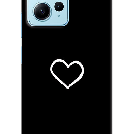 Heart Redmi Note 12 4G Hard Case Back Cover by Casekaro