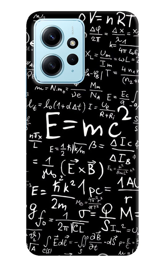 Physics Formula Redmi Note 12 4G Back Cover