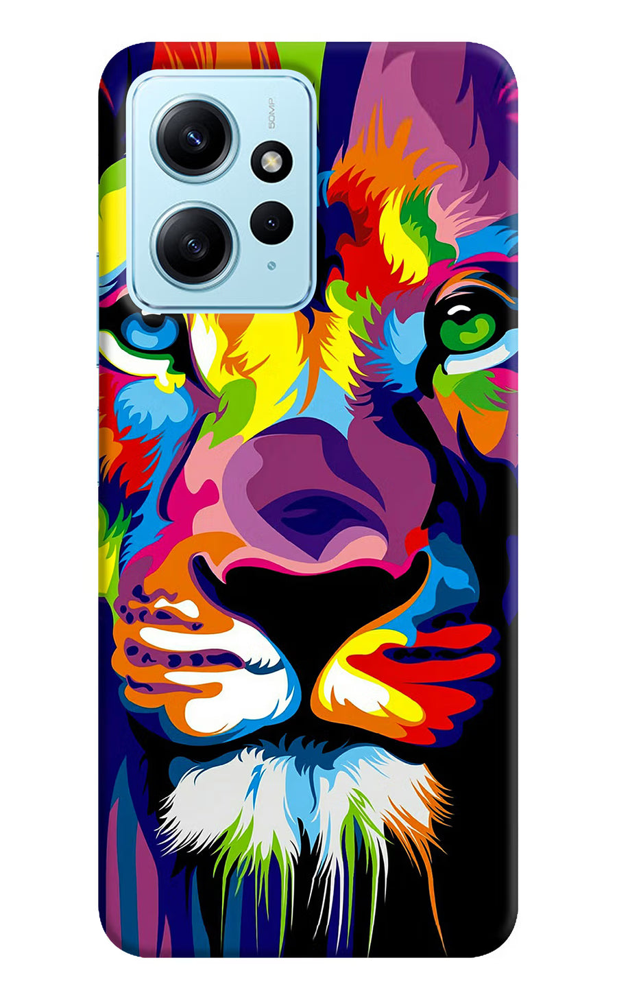 Lion Redmi Note 12 4G Back Cover, Hard case