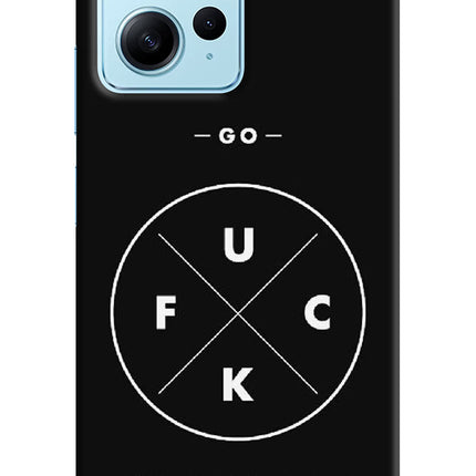 Go Fuck Yourself Redmi Note 12 4G Hard Case Back Cover by Casekaro