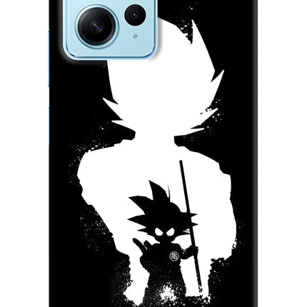 Goku Shadow Redmi Note 12 4G Hard Case Back Cover by Casekaro
