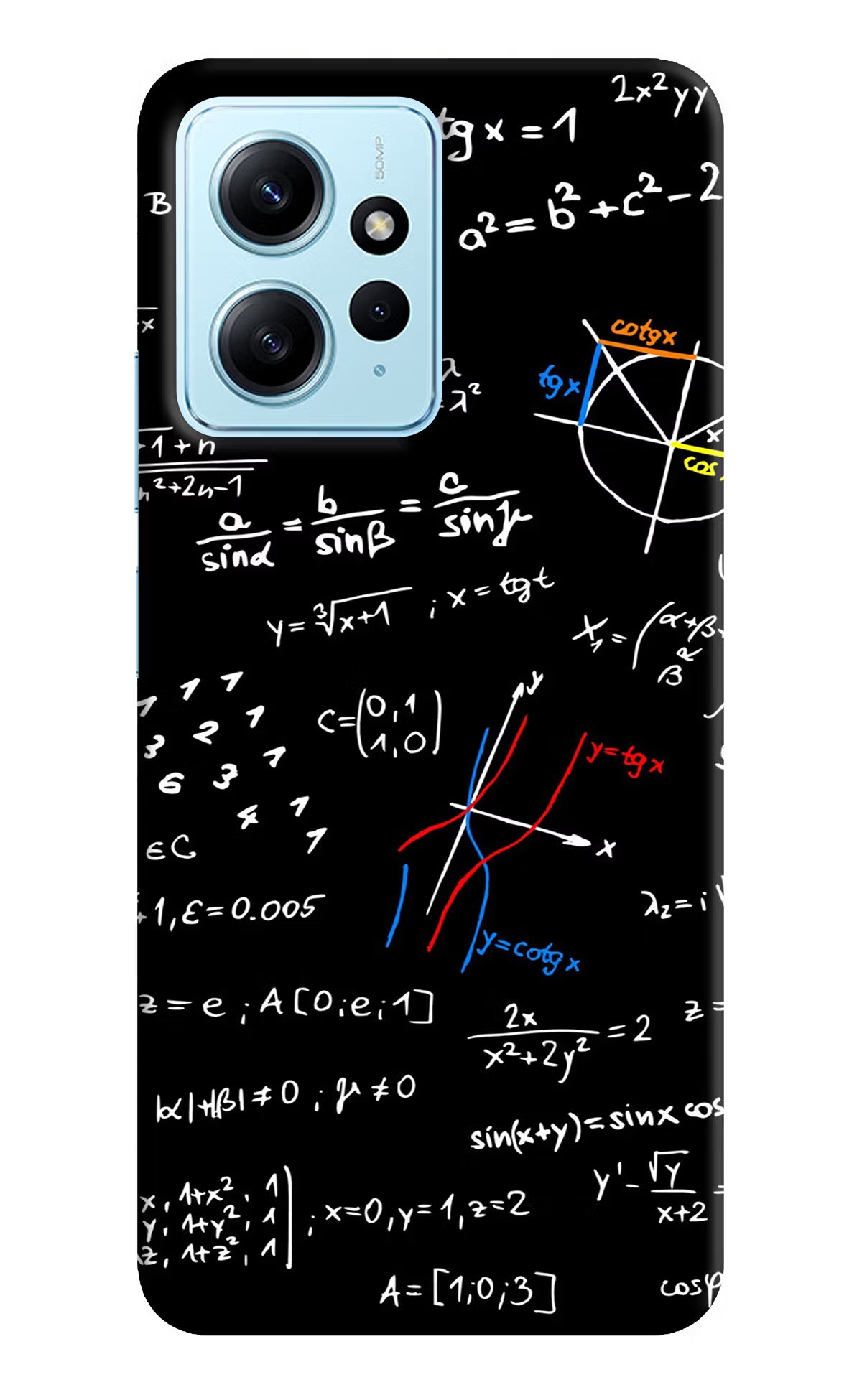 Mathematics Formula Redmi Note 12 4G Back Cover