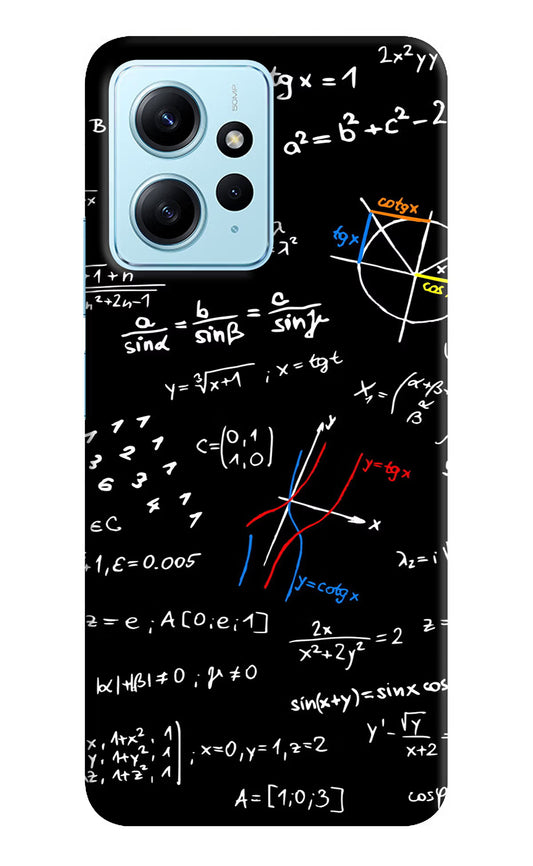 Mathematics Formula Redmi Note 12 4G Back Cover