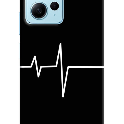 Heart Beats Redmi Note 12 4G Hard Case Back Cover by Casekaro