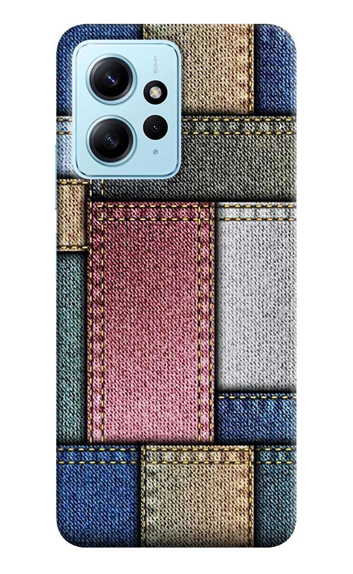 Multicolor Jeans Redmi Note 12 4G Back Cover