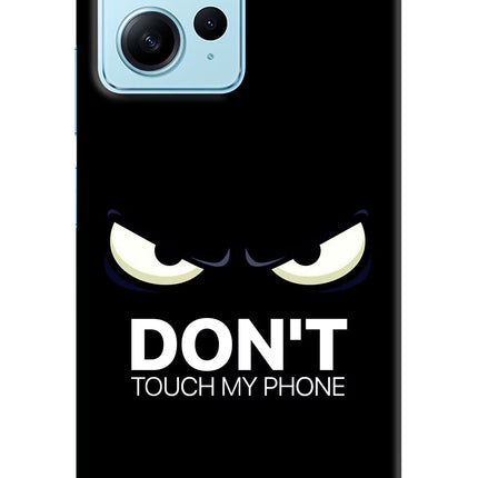 Don'T Touch My Phone Redmi Note 12 4G Hard Case Back Cover by Casekaro
