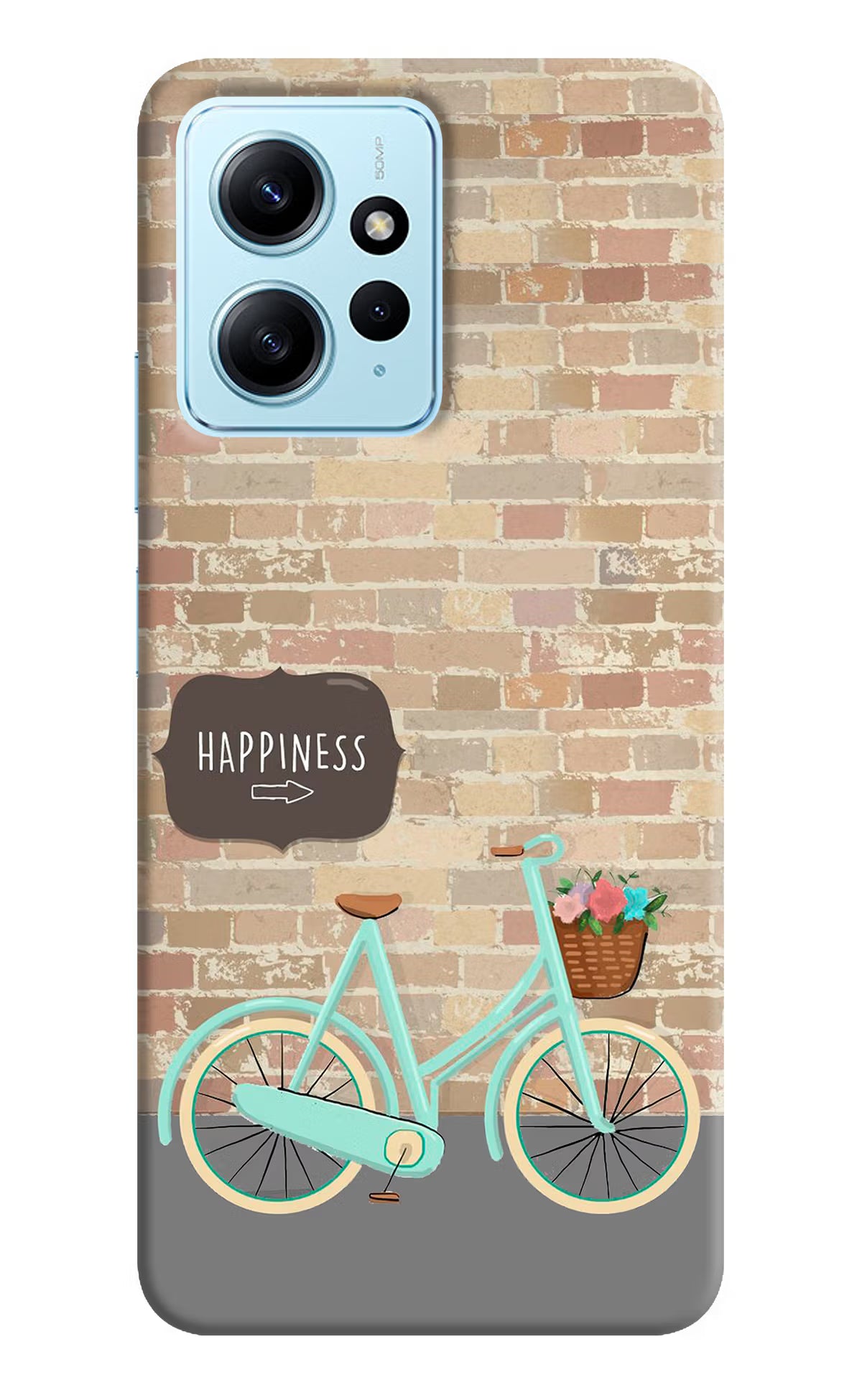 Happiness Artwork Redmi Note 12 4G Back Cover