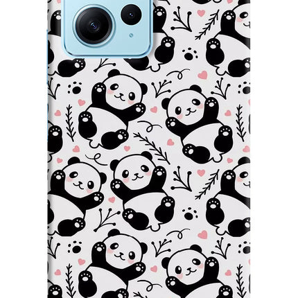 Cute Panda Redmi Note 12 4G Hard Case Back Cover by Casekaro
