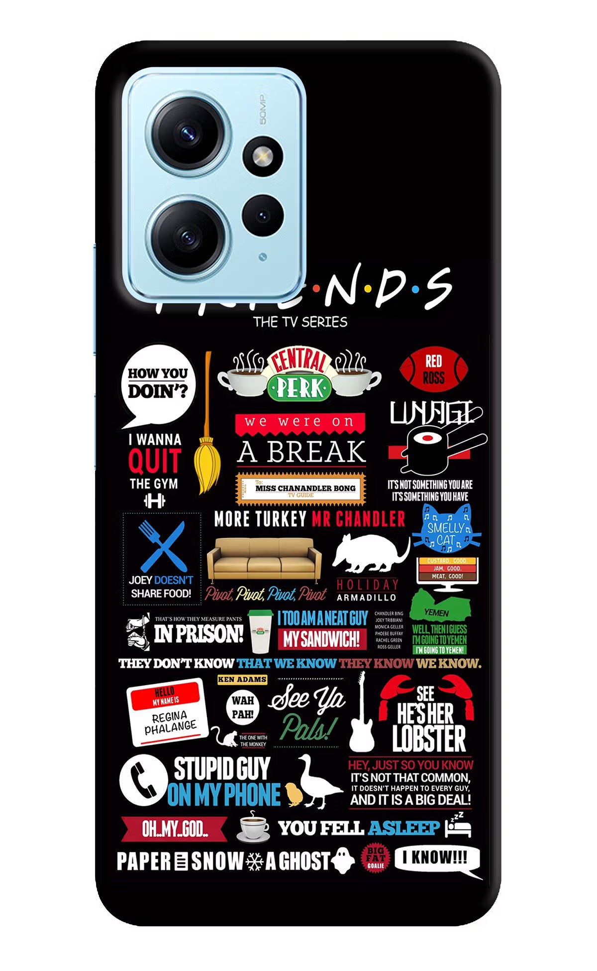 FRIENDS Redmi Note 12 4G Back Cover