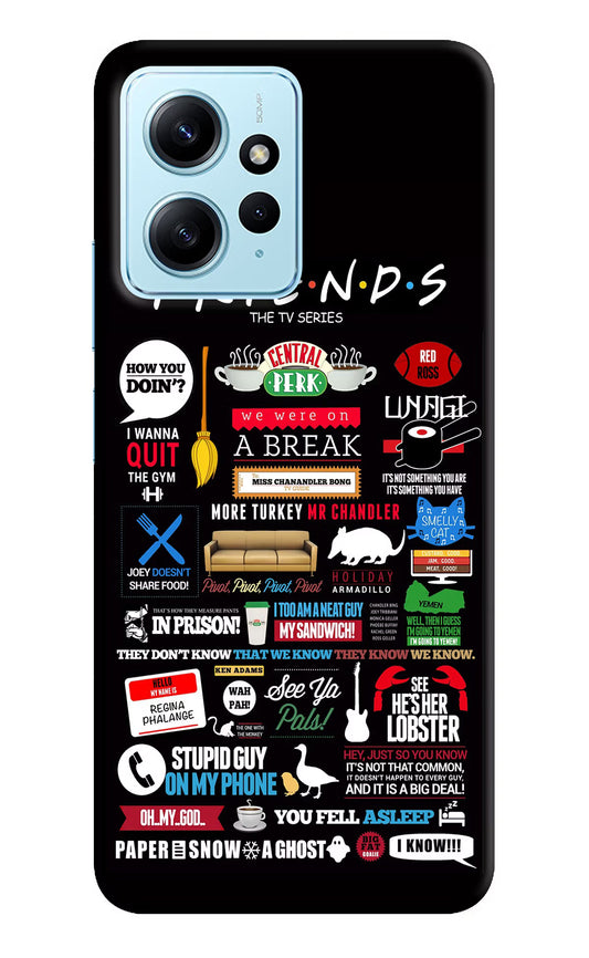 FRIENDS Redmi Note 12 4G Back Cover