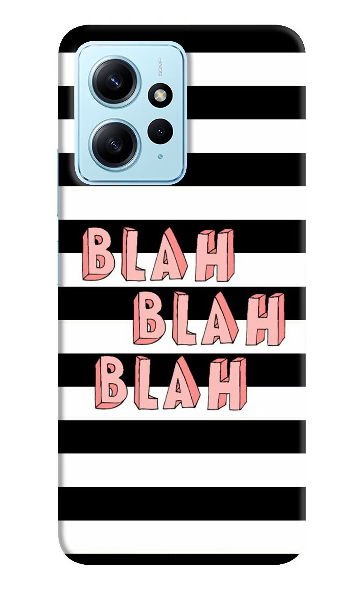 Blah Blah Blah Redmi Note 12 4G Back Cover