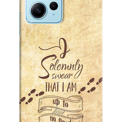 I Solemnly swear that i up to no good Redmi Note 12 4G Hard Case Back Cover by Casekaro