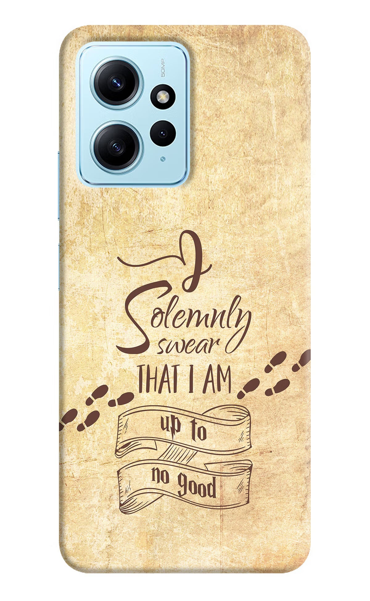 I Solemnly swear that i up to no good Redmi Note 12 4G Back Cover
