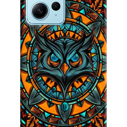 Angry Owl Art Redmi Note 12 4G Hard Case Back Cover by Casekaro