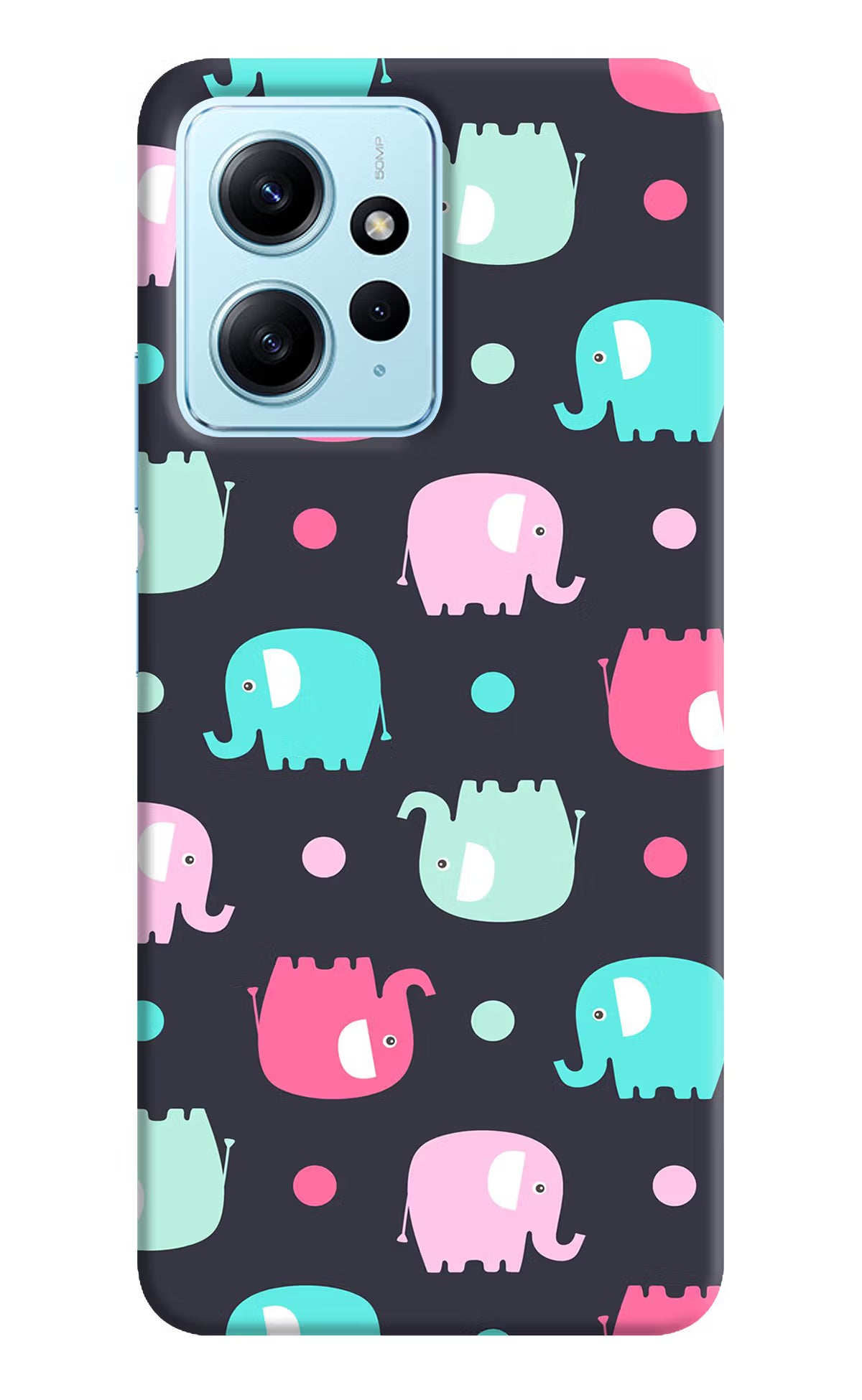 Elephants Redmi Note 12 4G Back Cover