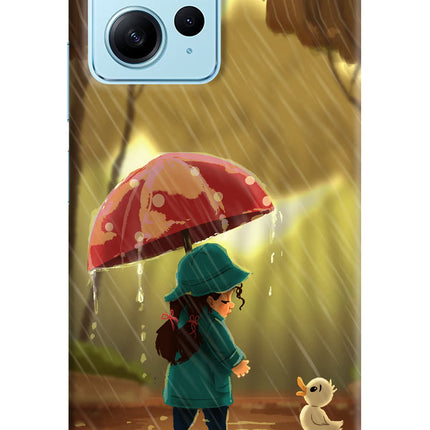 Rainy Day Redmi Note 12 4G Hard Case Back Cover by Casekaro