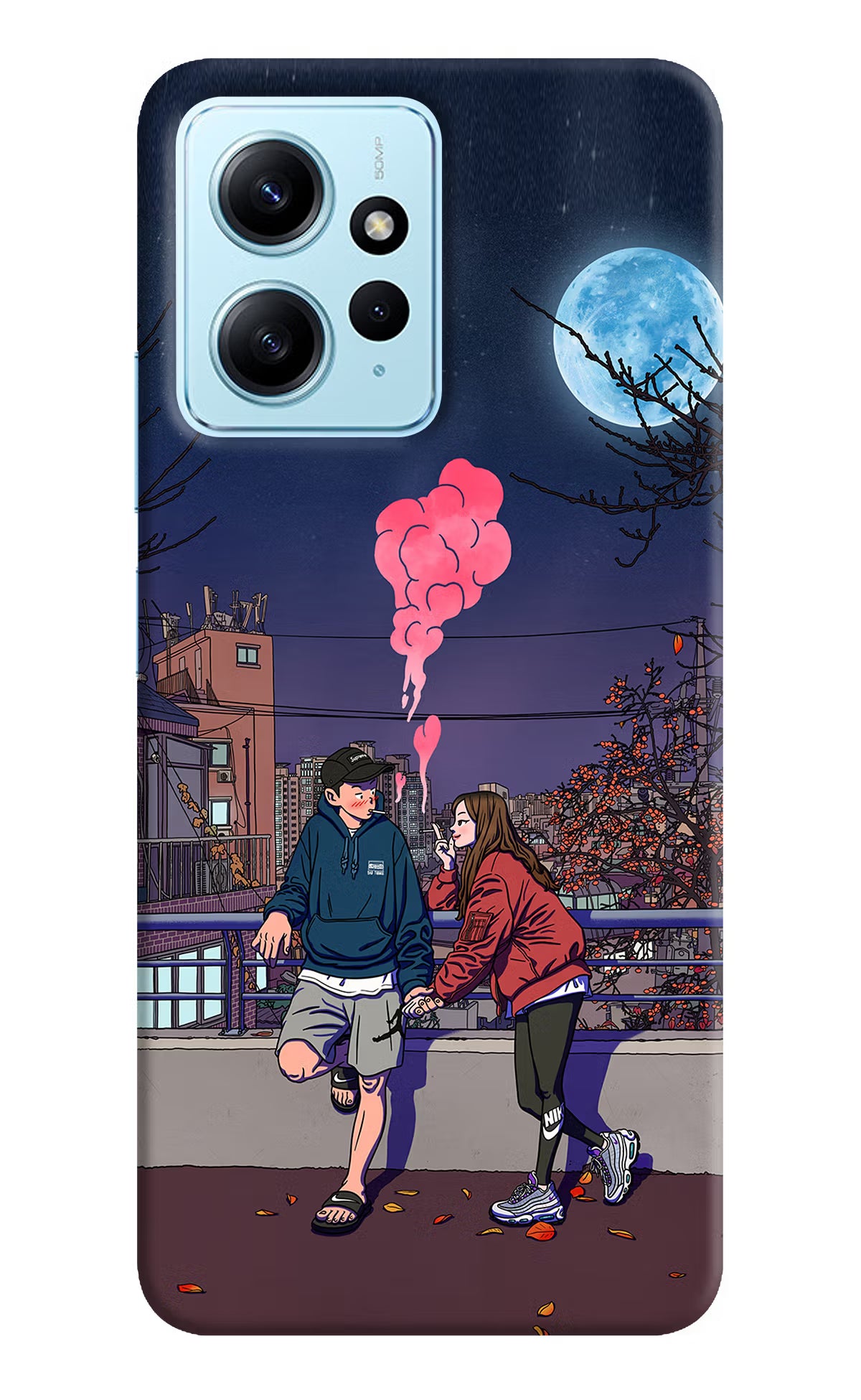 Chilling Couple Redmi Note 12 4G Back Cover