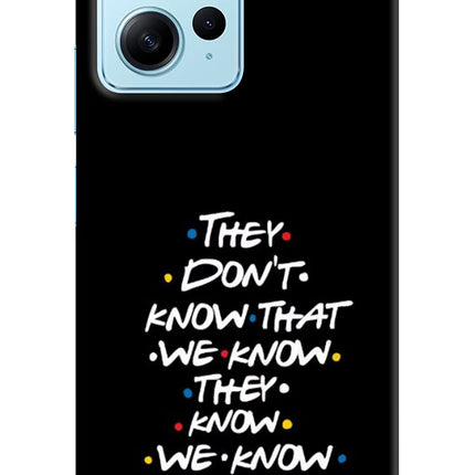 FRIENDS Dialogue Redmi Note 12 4G Hard Case Back Cover by Casekaro