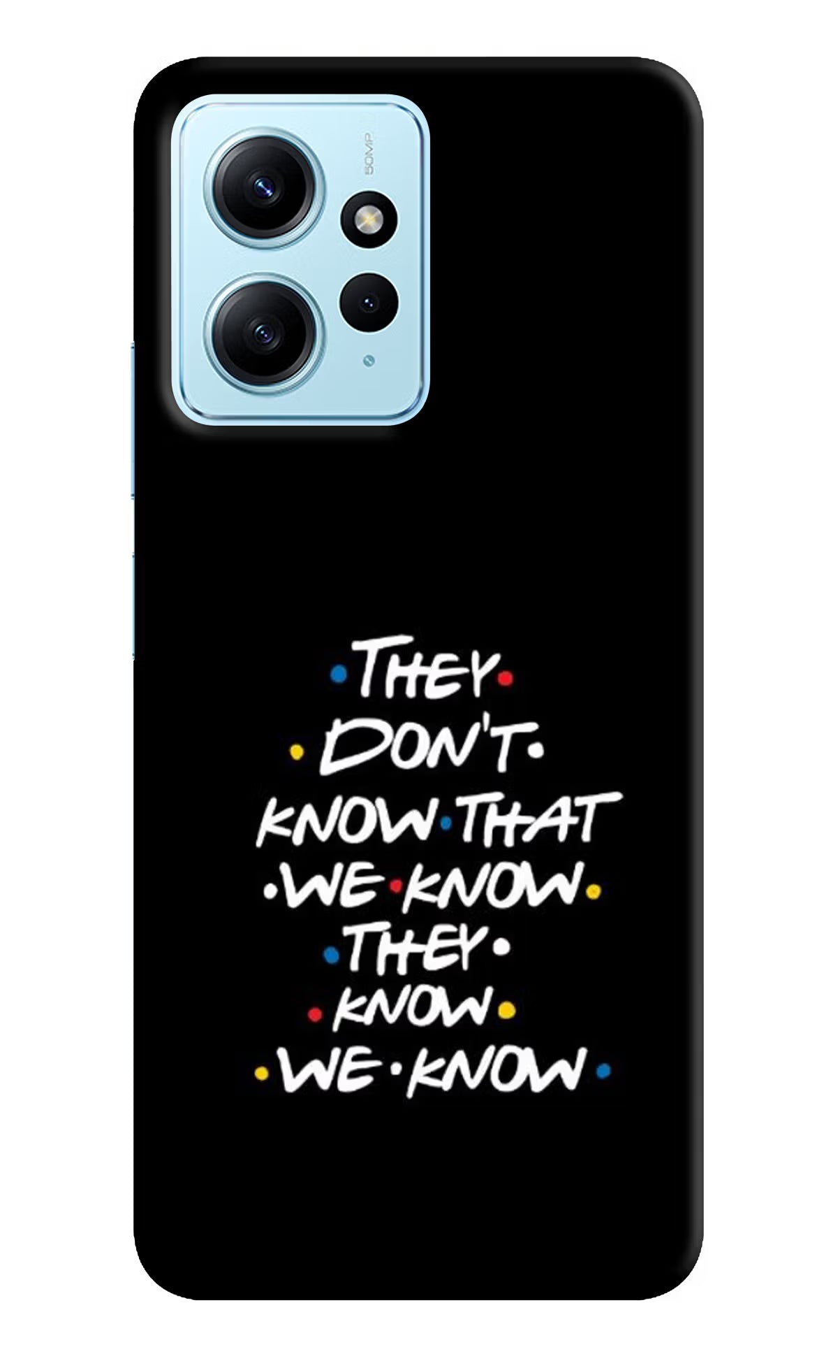 FRIENDS Dialogue Redmi Note 12 4G Back Cover