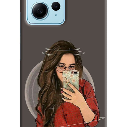 Selfie Queen Redmi Note 12 4G Hard Case Back Cover by Casekaro