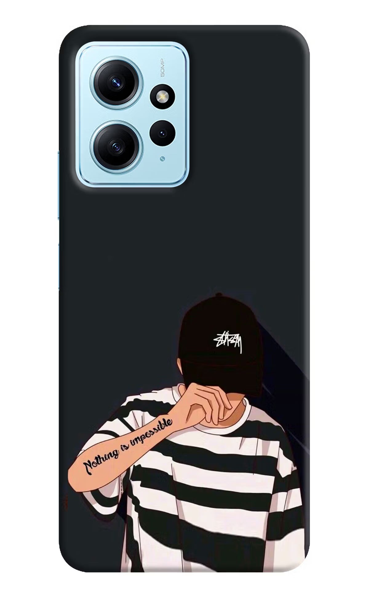 Aesthetic Boy Redmi Note 12 4G Back Cover