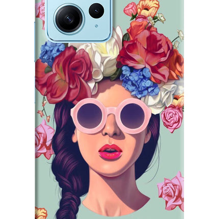Pretty Girl Redmi Note 12 4G Hard Case Back Cover by Casekaro