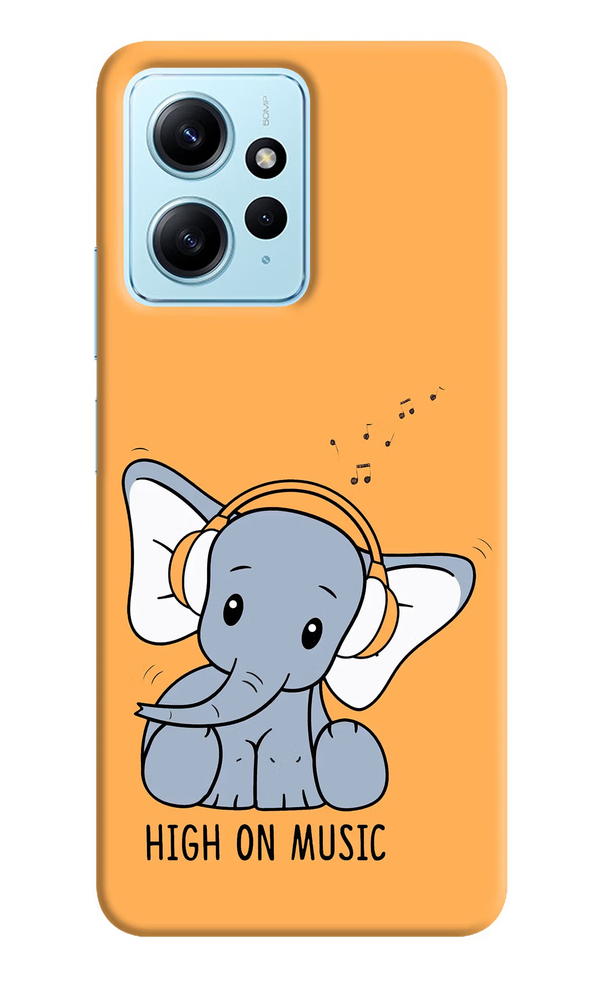 High On Music Redmi Note 12 4G Back Cover