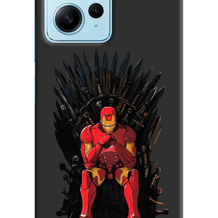 Ironman Throne Redmi Note 12 4G Hard Case Back Cover by Casekaro