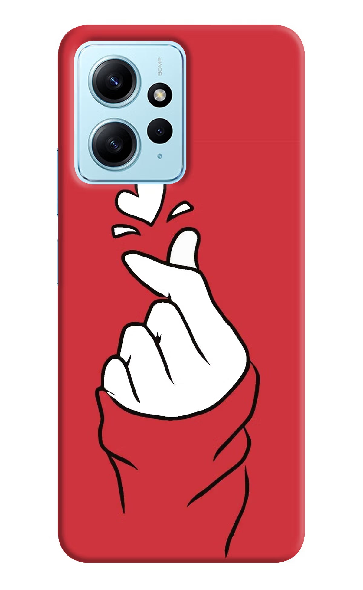 Korean Love Sign Redmi Note 12 4G Back Cover