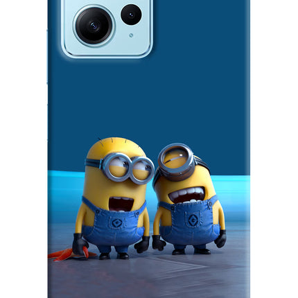 Minion Laughing Redmi Note 12 4G Hard Case Back Cover by Casekaro