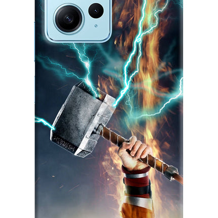 Thor Hammer Mjolnir Redmi Note 12 4G Hard Case Back Cover by Casekaro