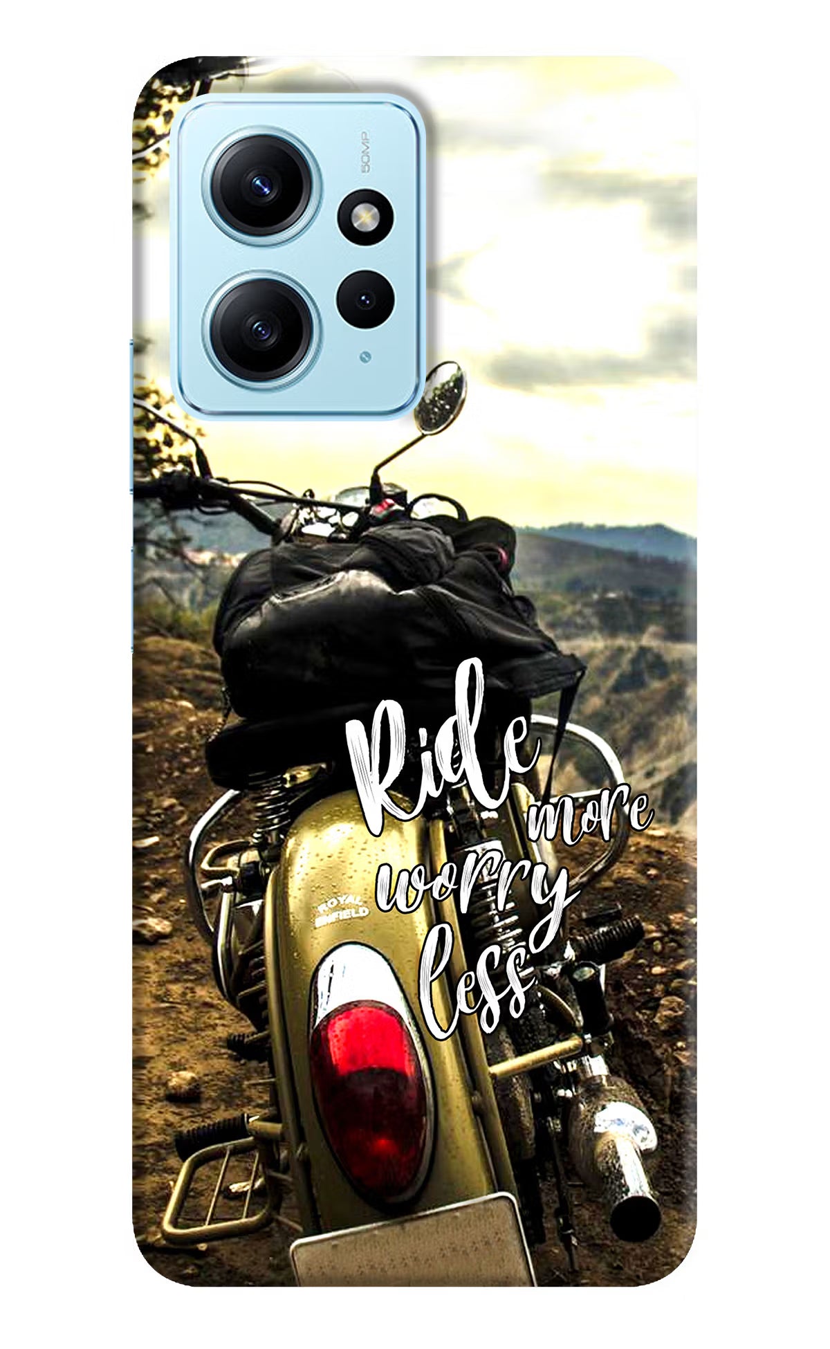 Ride More Worry Less Redmi Note 12 4G Back Cover